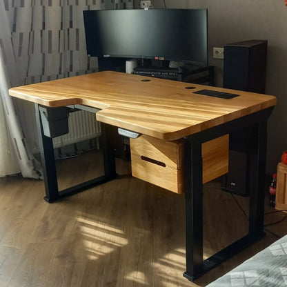 Wooden tabletops for computer tables