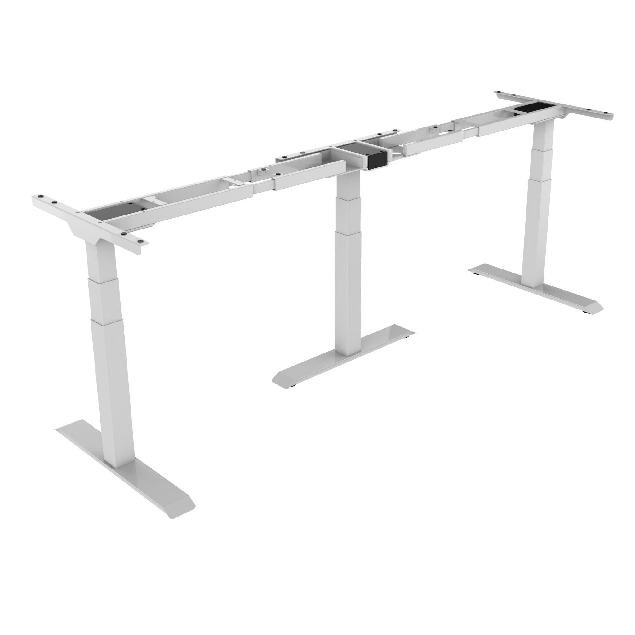 Three-motor table frame with TRILIFT height adjustment