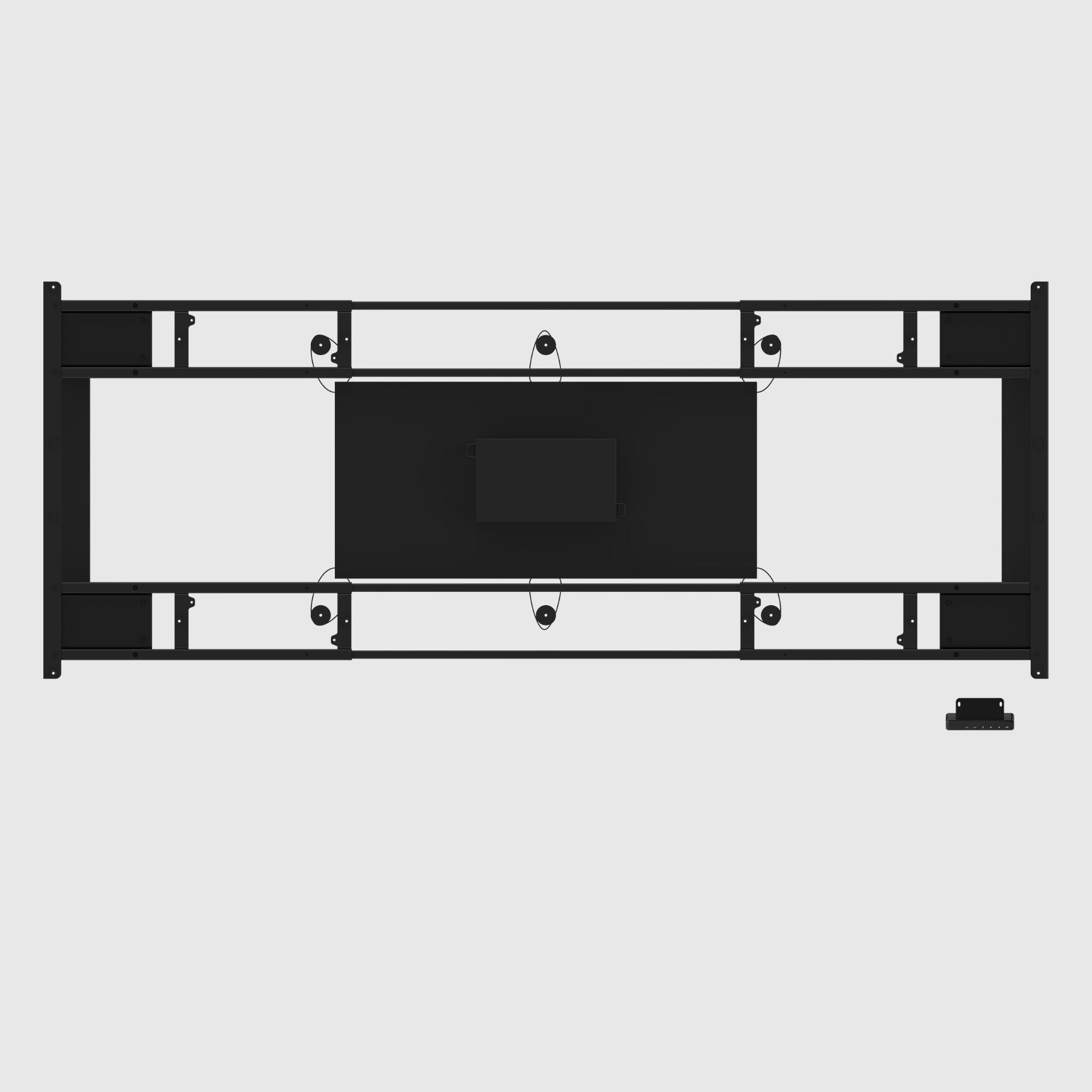 ULTRASTRONG MAX four-legged table with height adjustment