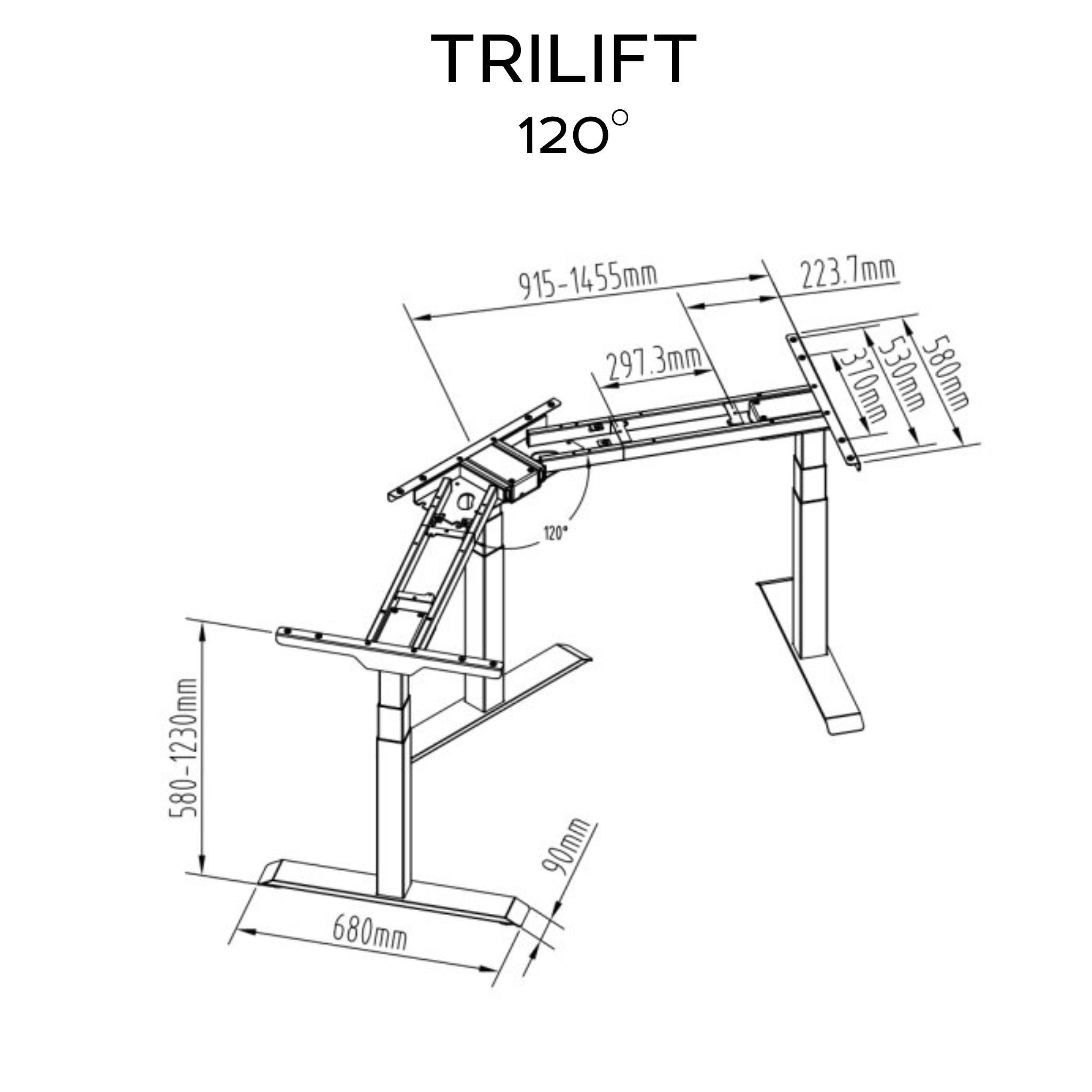 <tc>Трехмоторная рама для стола с регулировкой высоты TRILIFT</tc>