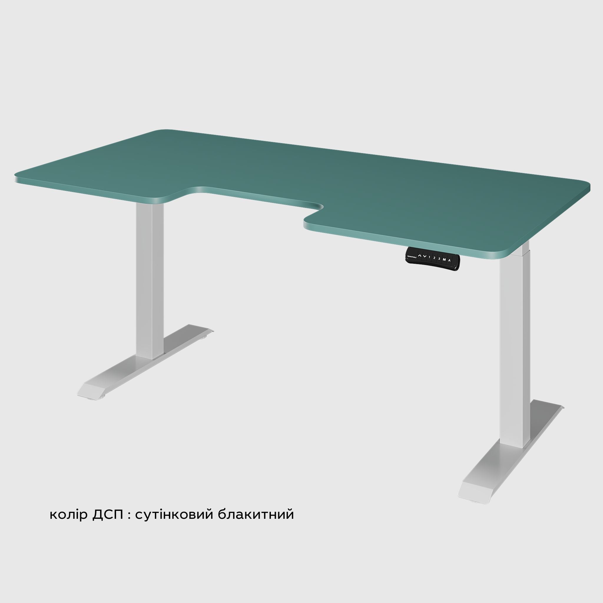 Bestfit height-adjustable table with a chipboard tabletop