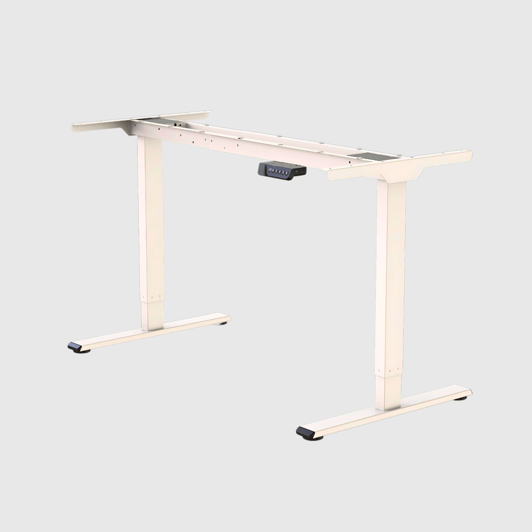 BESTFIT height-adjustable table with wooden table top