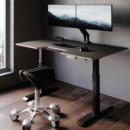 Desk with height adjustment BESTFIT HPL