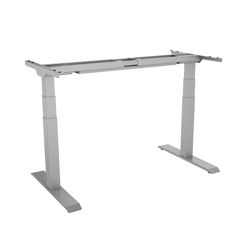 BESTFIT height-adjustable table with wooden table top