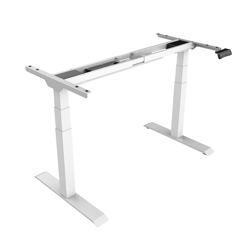 BESTFIT height-adjustable table with wooden table top