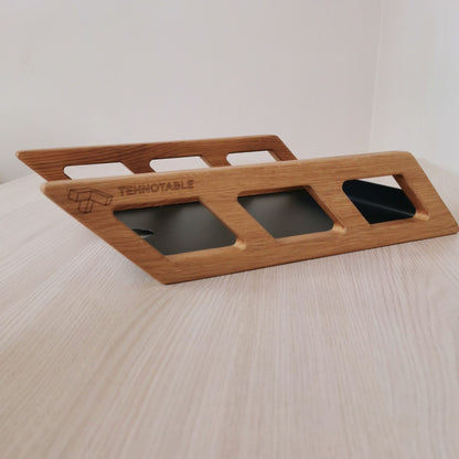 Document tray made of natural oak