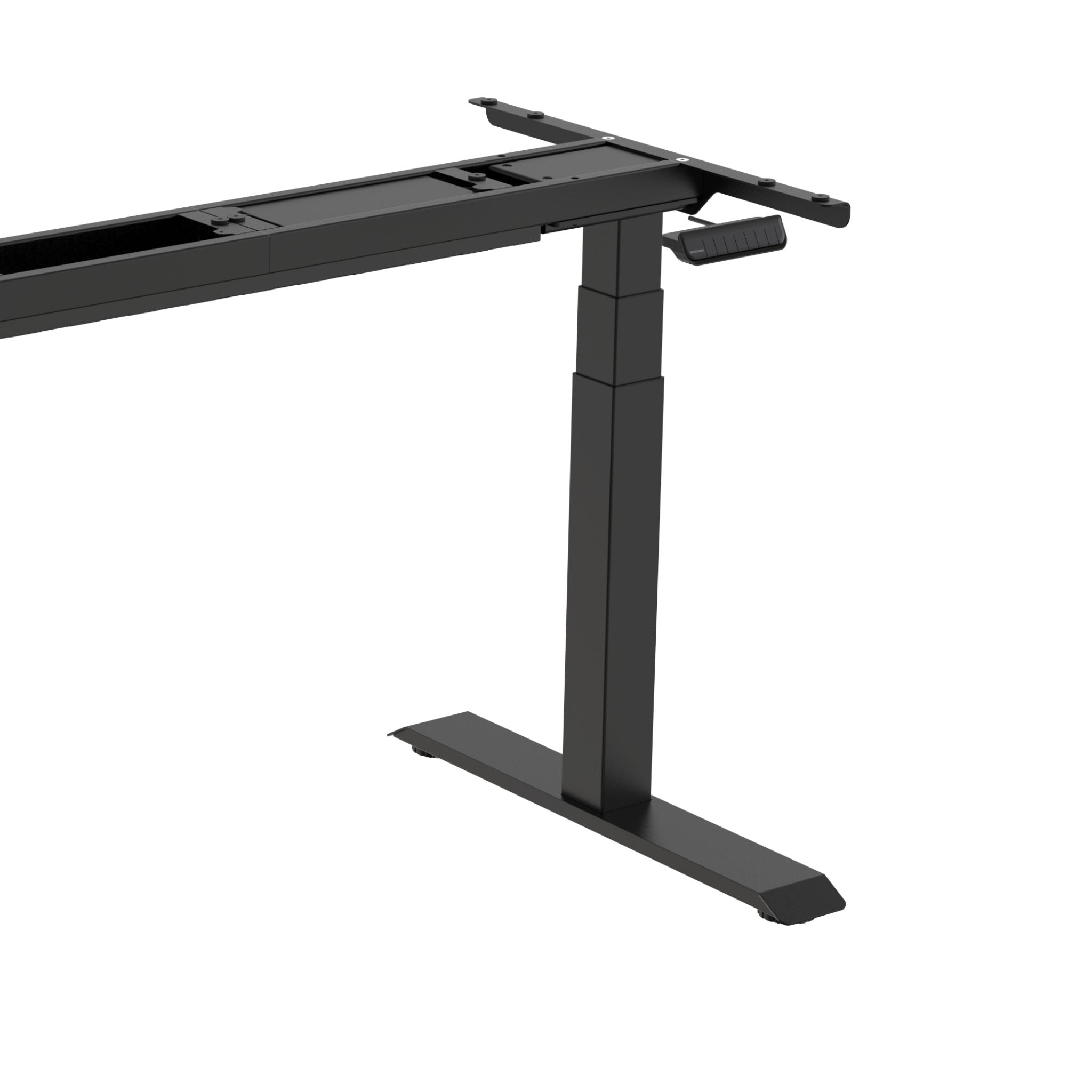 BESTFIT height-adjustable table with wooden table top