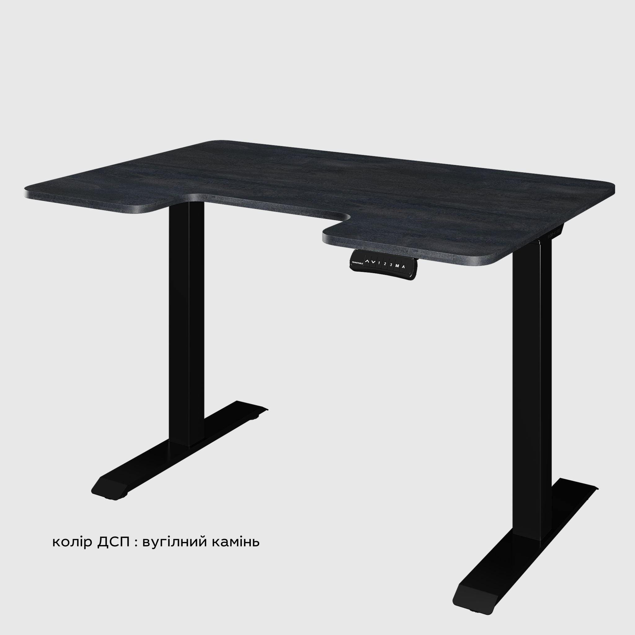 Bestfit height-adjustable table with a chipboard tabletop