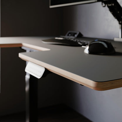 Desk with height adjustment BESTFIT HPL