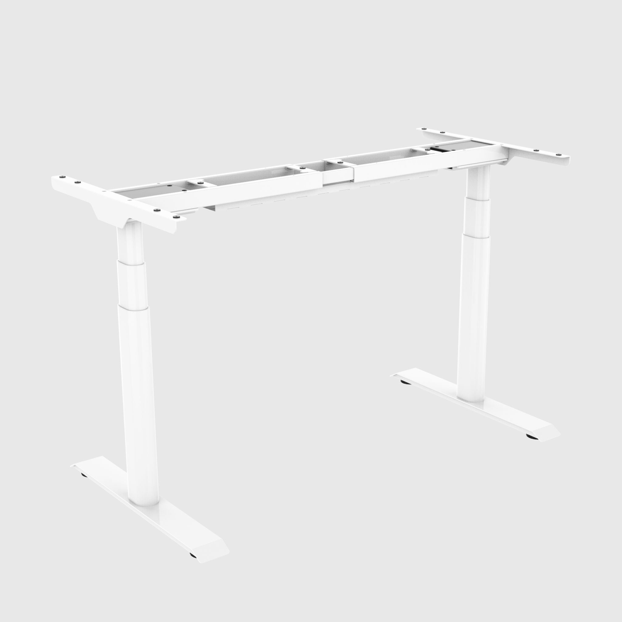 Two-motor table frame with DUOERGO height adjustment