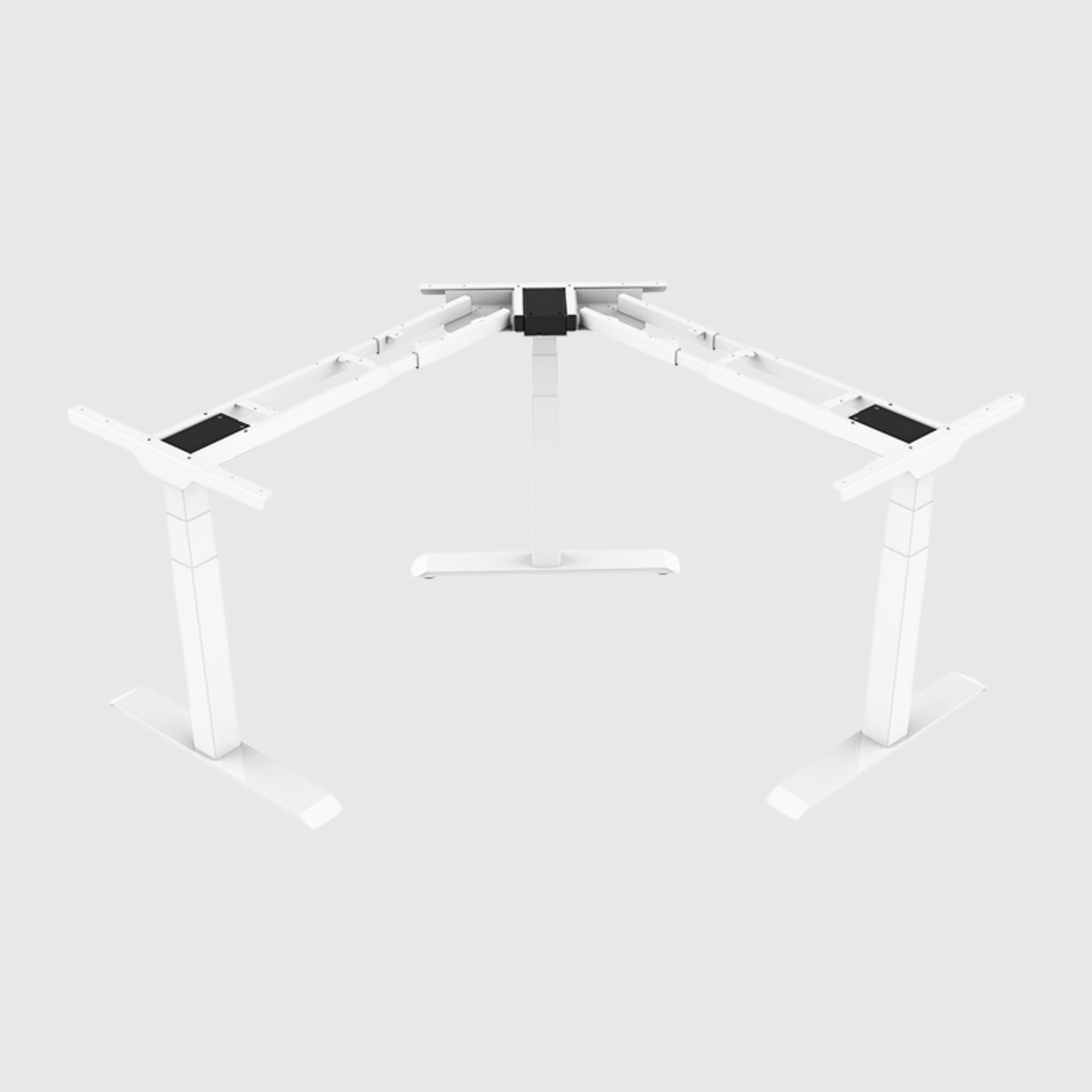 Three-motor table frame with TRILIFT height adjustment