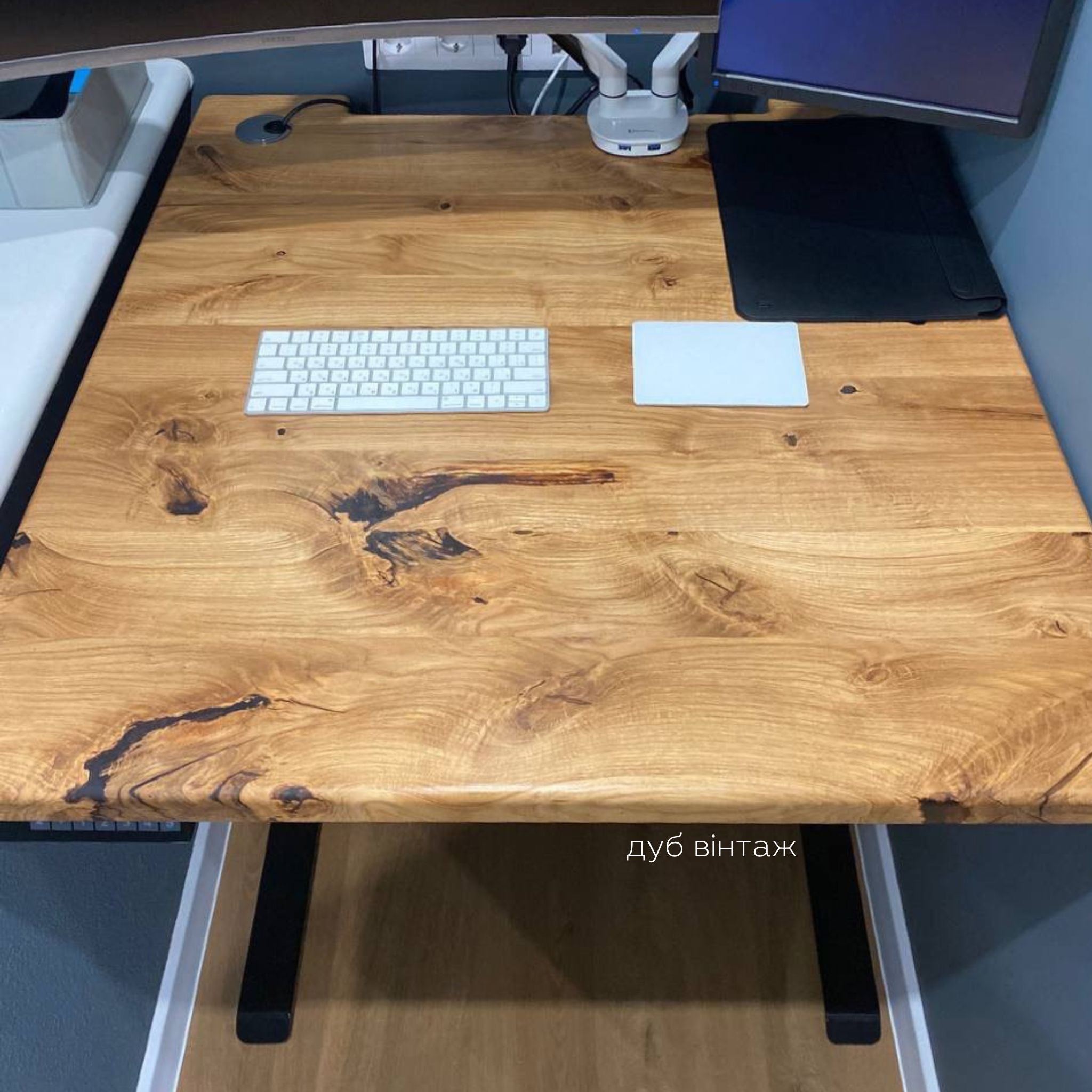 Wooden tabletops for computer tables