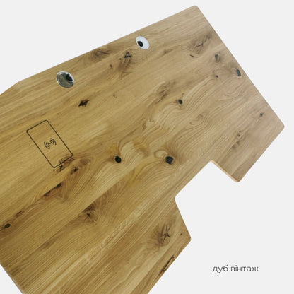 Wooden tabletops for computer tables