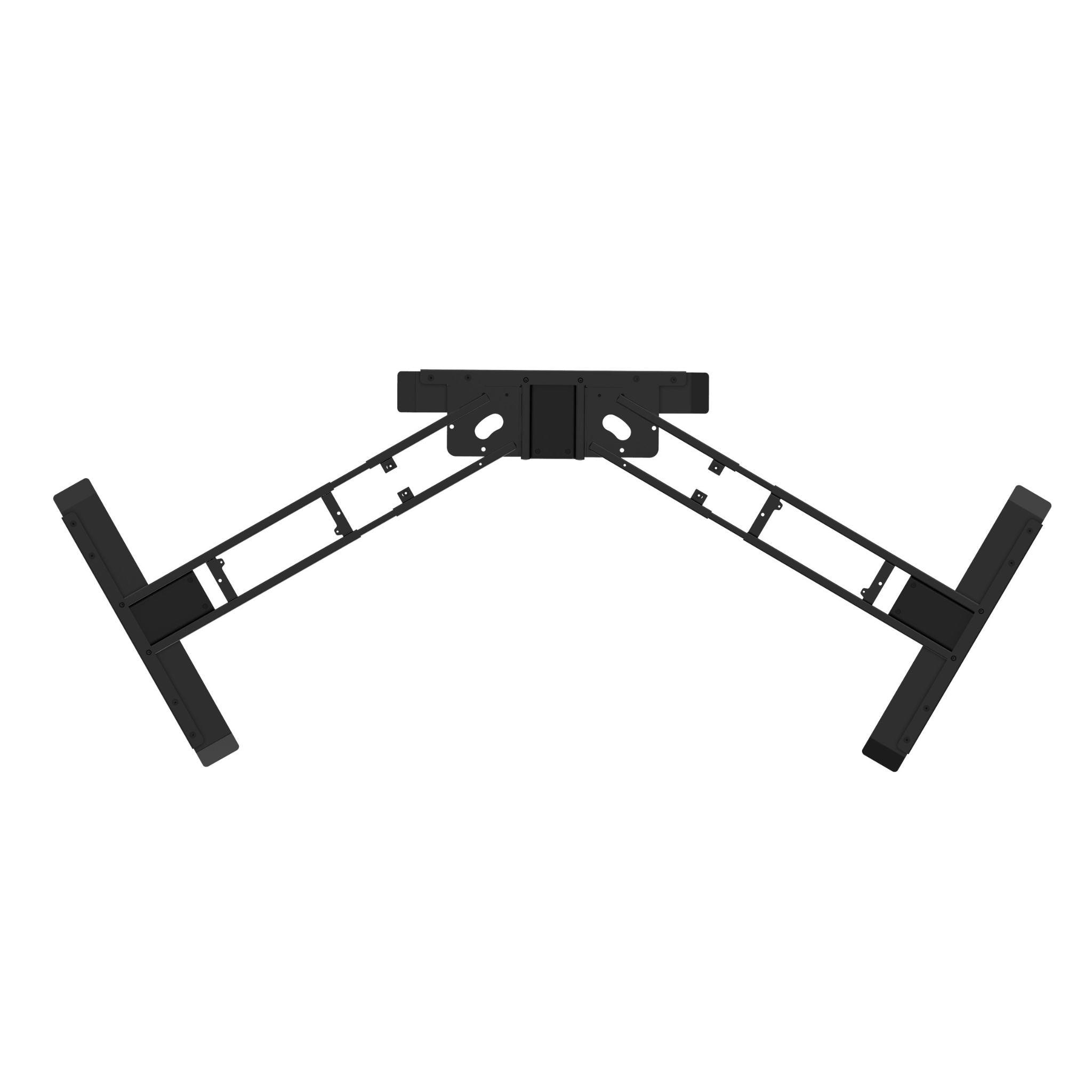 Three-motor table frame with TRILIFT height adjustment