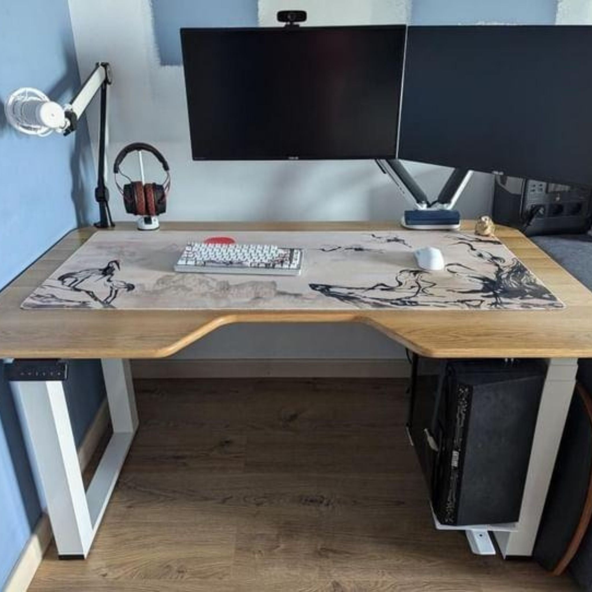 Wooden tabletops for computer tables