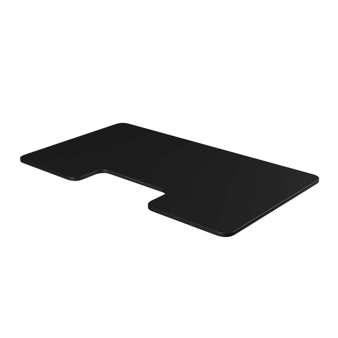 Table with height adjustment BASIC BLACK with chipboard table top